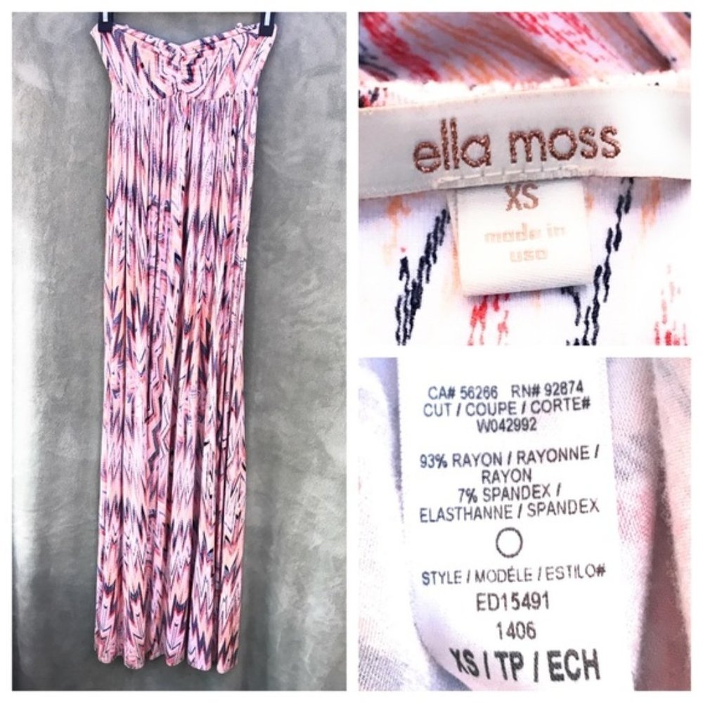 Ella Moss Chevron Maxi Dress